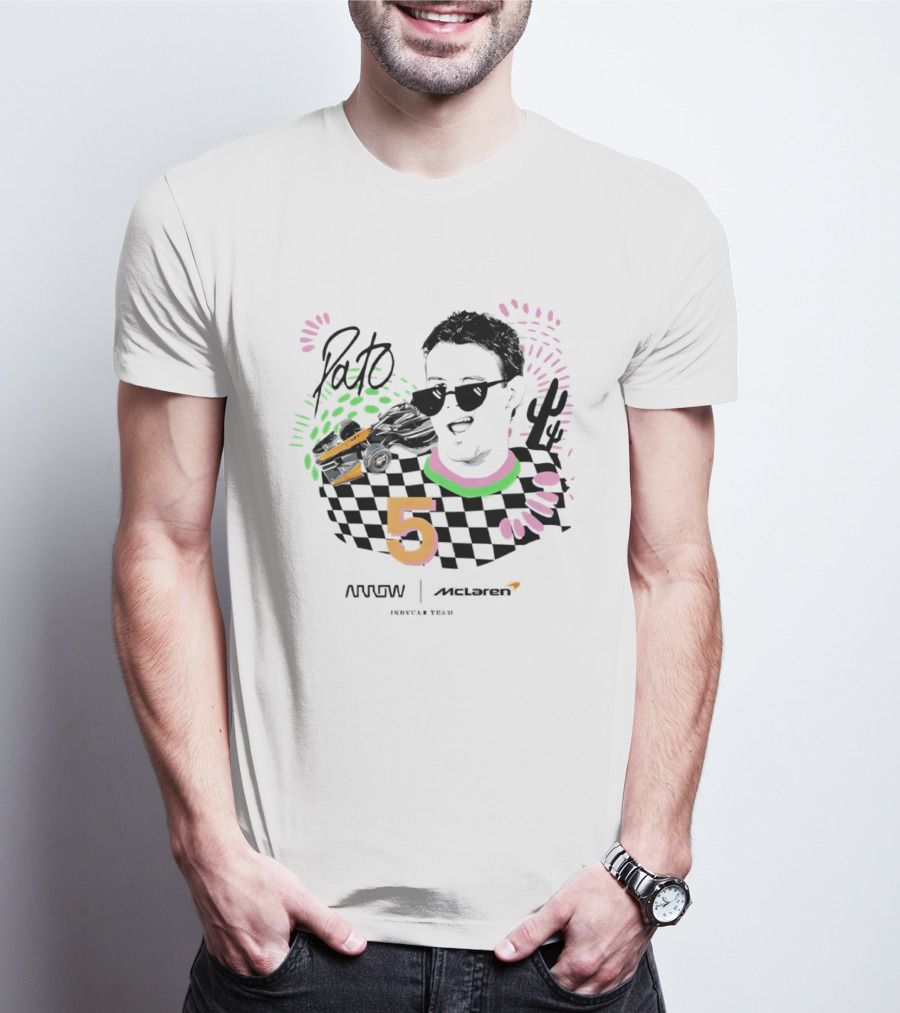 Pato Number 5 Arrow McLaren Racing T-Shirt