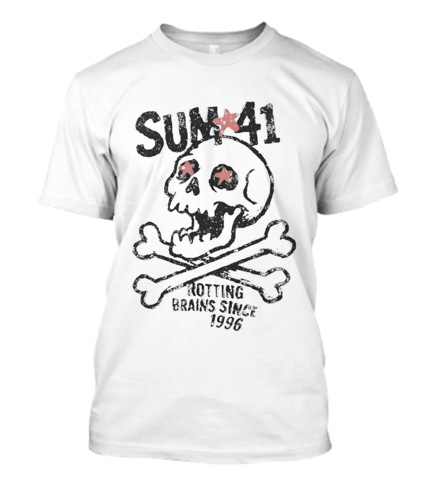 SUM41 Skull Rotting Brains Since 1996 Graphic Punk Rock T-Shirt
