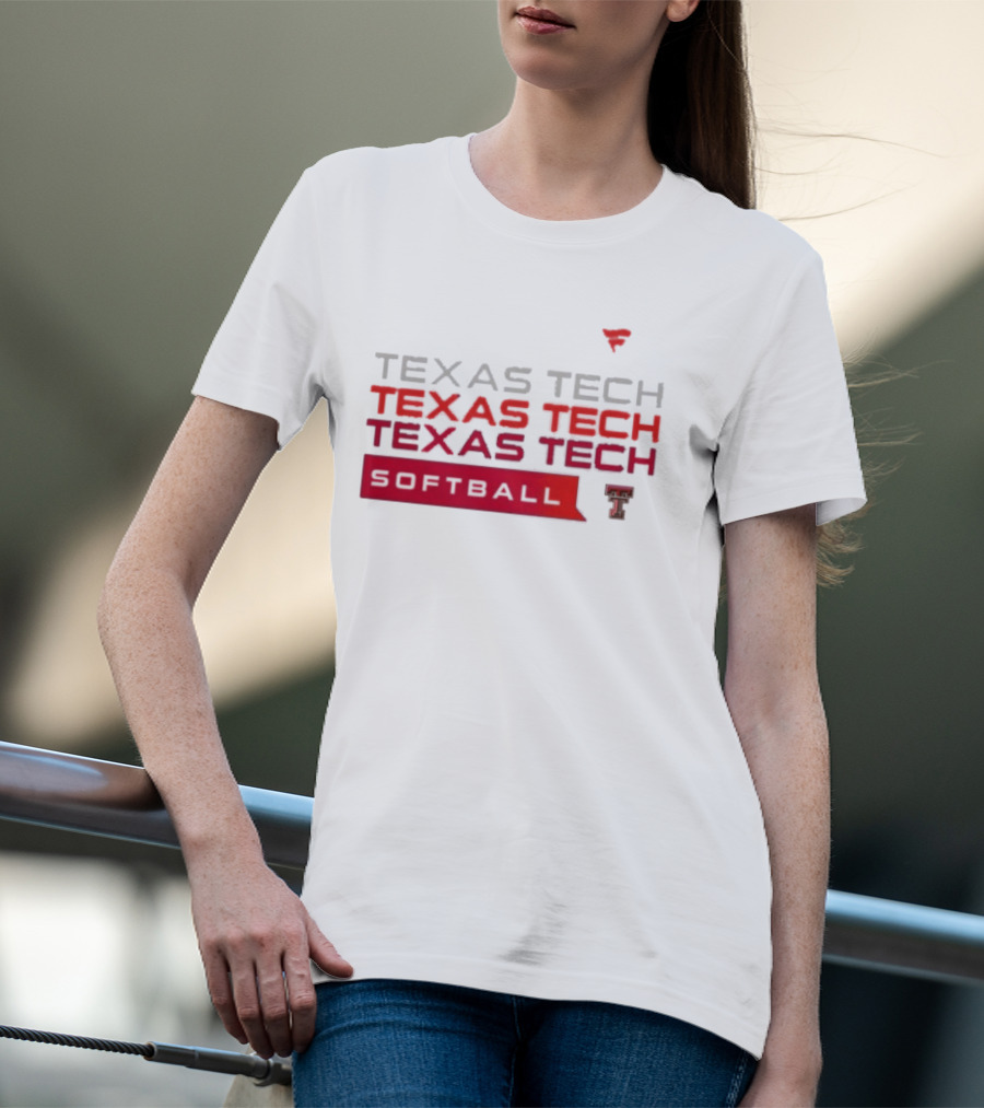Texas Tech Red Raiders Softball Tri Blend College Hype T-Shirt