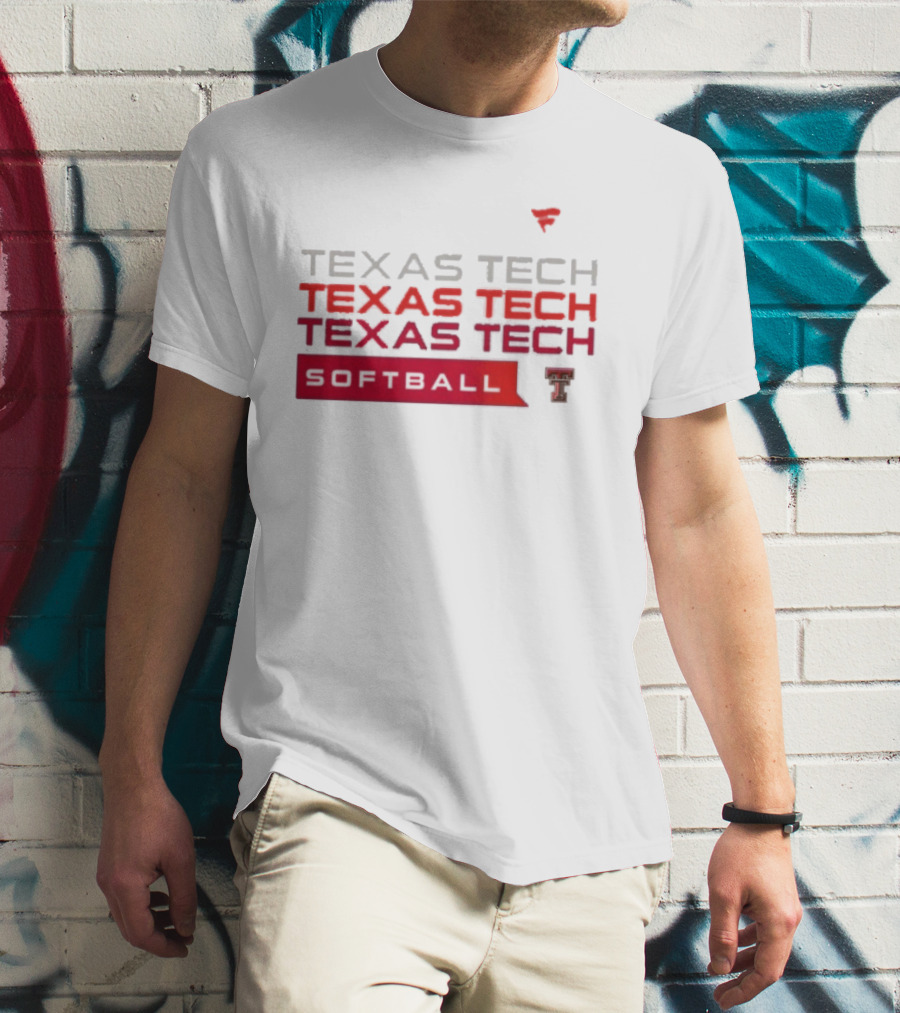 Texas Tech Red Raiders Softball Tri Blend College Hype T-Shirt