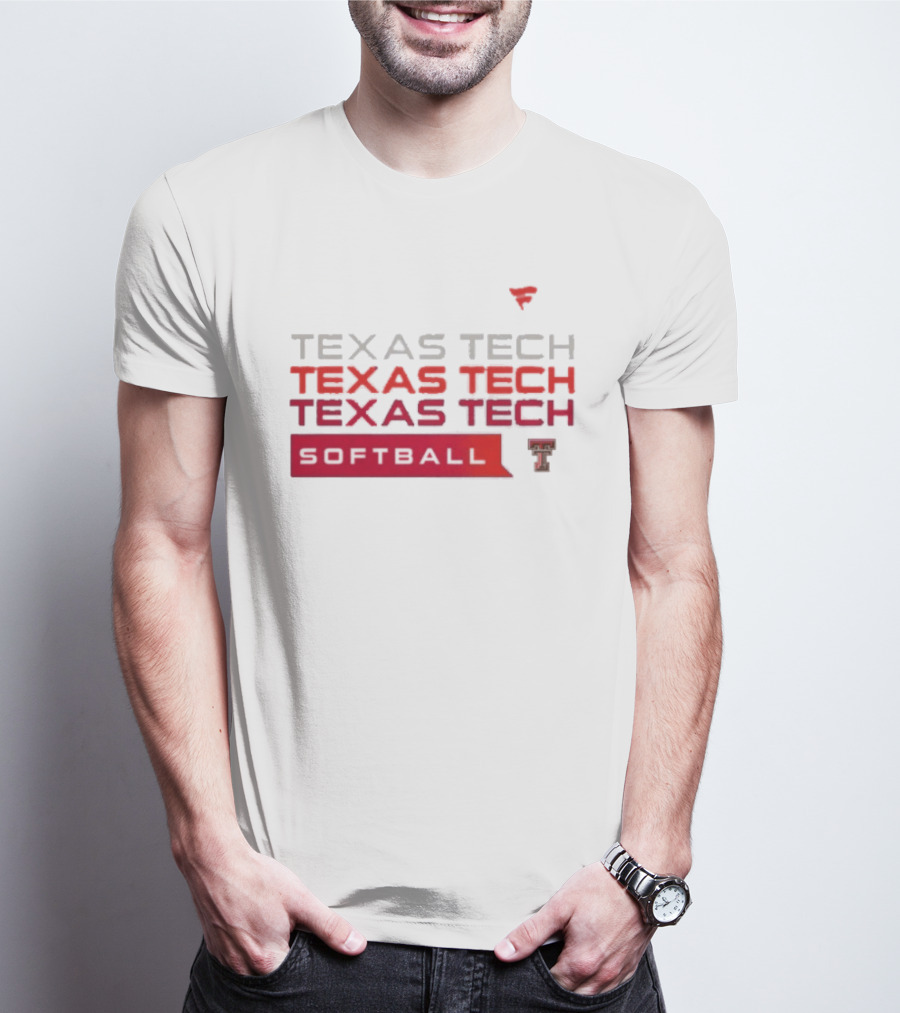 Texas Tech Red Raiders Softball Tri Blend College Hype T-Shirt