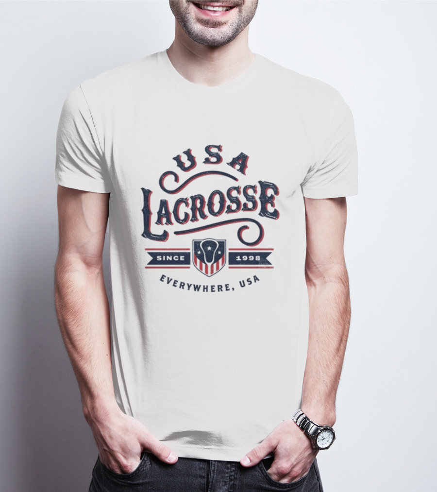 USA Lacrosse Since 1998 Everywhere, USA T-Shirt