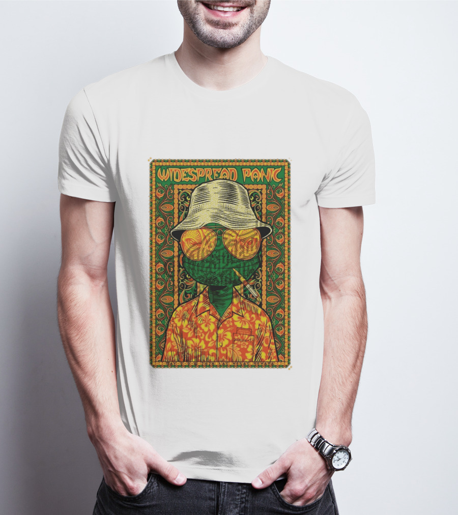 Widespread Panic May 8 10 2026 Las Vegas Tour Virgin Hotels The Theater Psychedelic T-Shirt