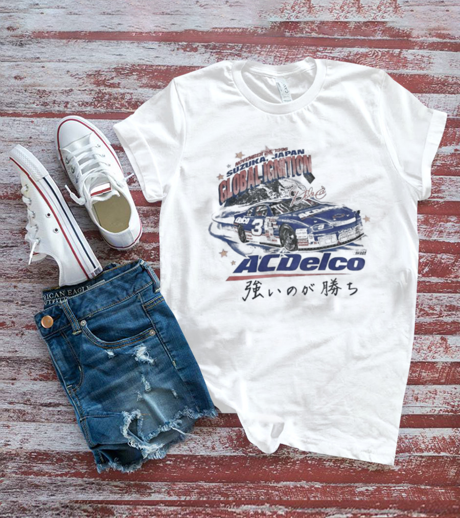 Dale Earnhardt ACDelco Global Ignition Japan Racing 1996 T-Shirt