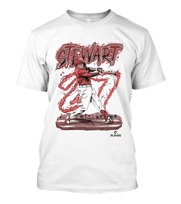STEWART Powerful Baseball Swing T-Shirt