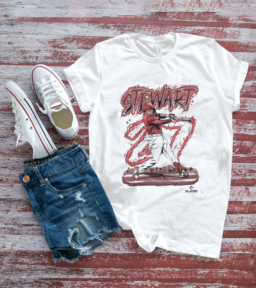 STEWART Powerful Baseball Swing T-Shirt