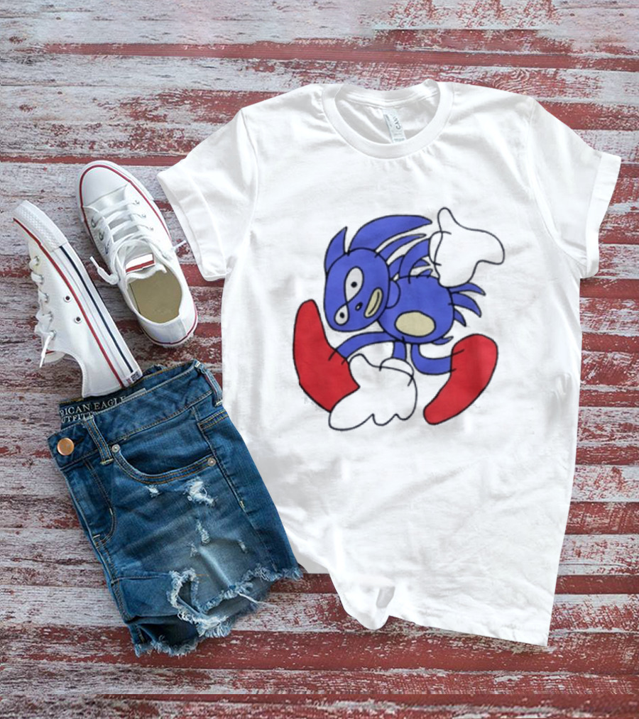 Sanic Hegehog Meme Sega T-Shirt