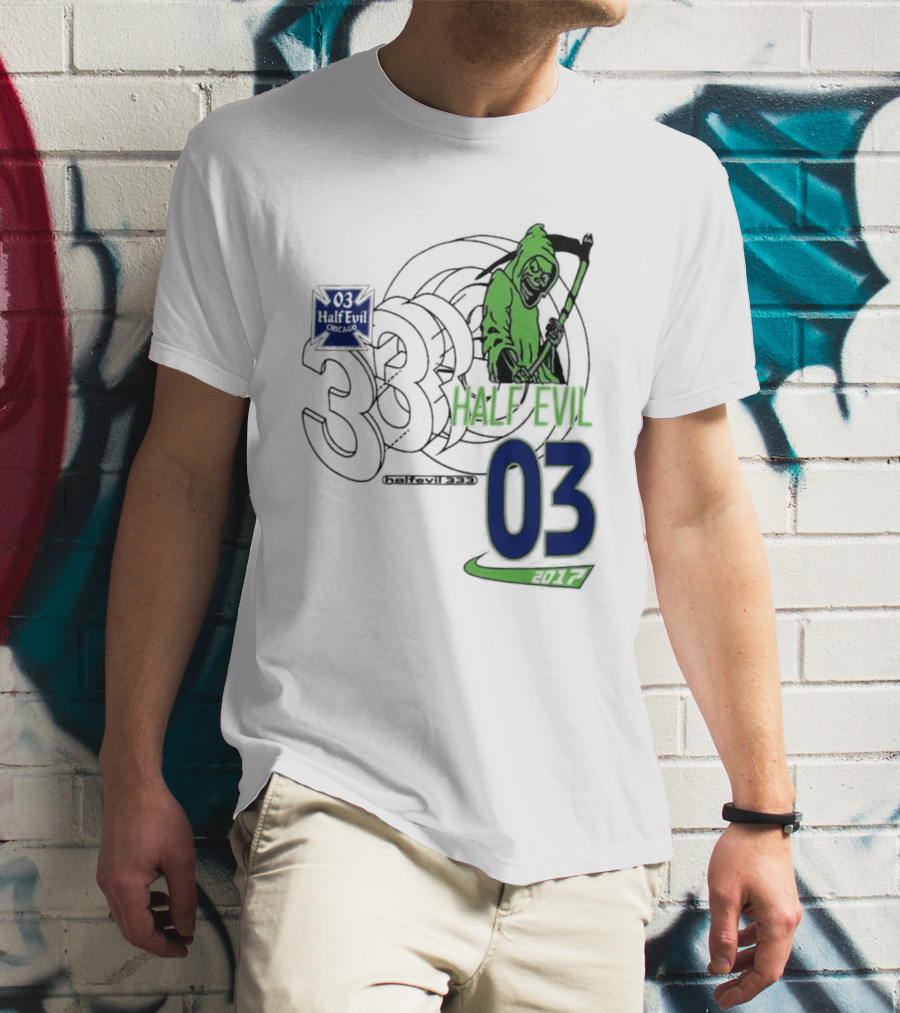 Halfevilco 333 Male Evil 03 Grim Reaper T-Shirt