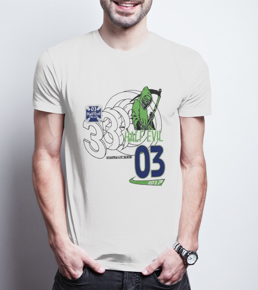 Halfevilco 333 Male Evil 03 Grim Reaper T-Shirt