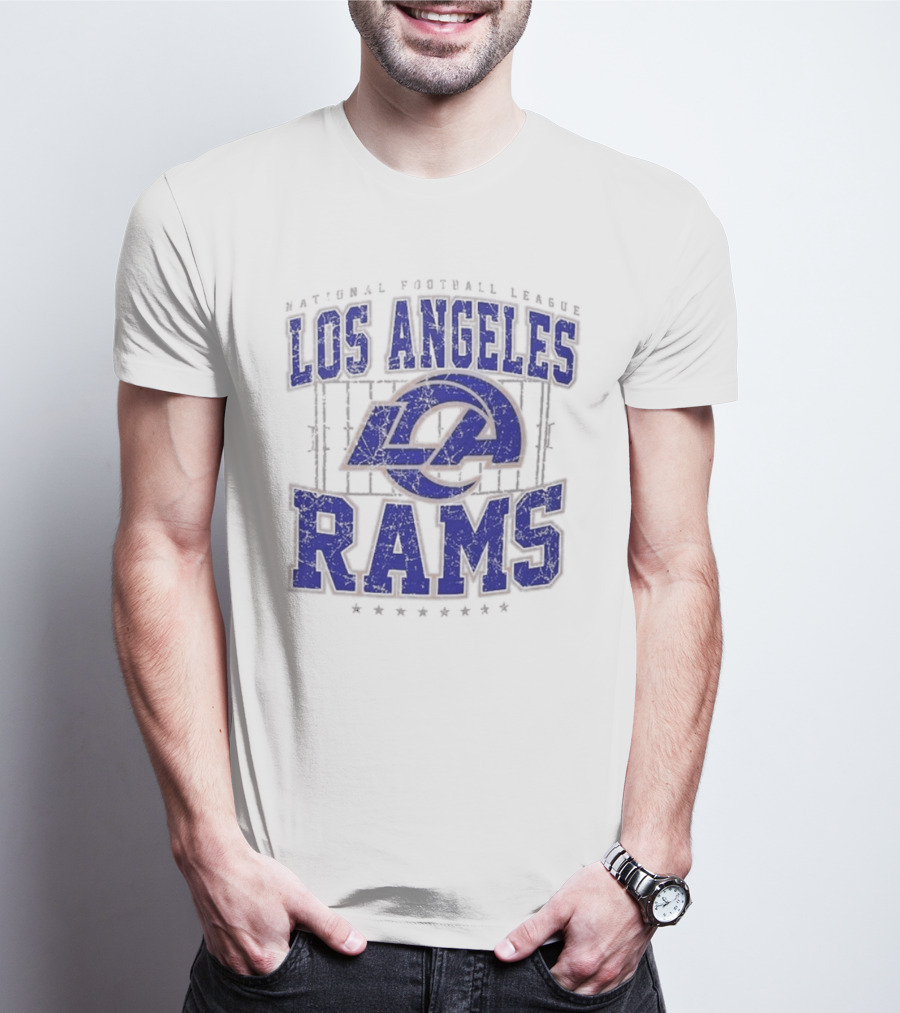 National Football League Los Angeles Rams Distressed Starter T-Shirt