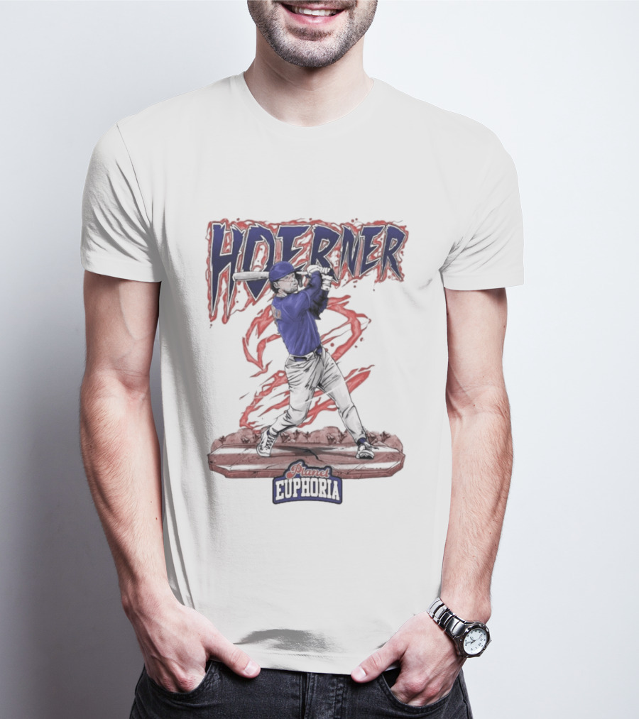 Hoerner The Blue Blaze Euphoria Baseball Player T-Shirt