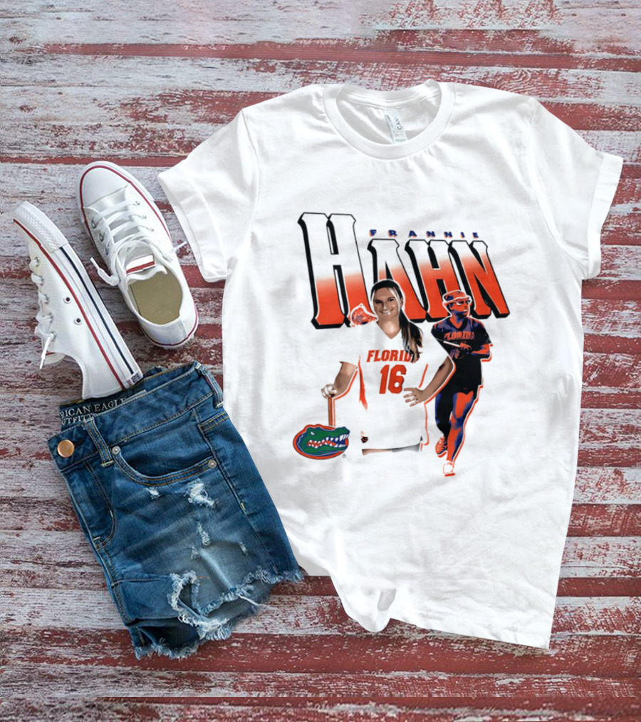 Florida Gators Lacrosse Frannie Hahn Number 16 Sports Team T-Shirt