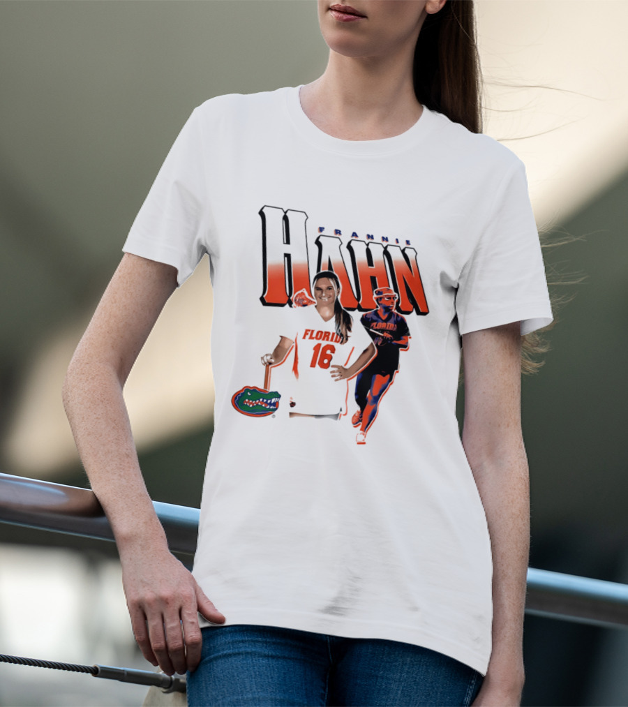 Florida Gators Lacrosse Frannie Hahn Number 16 Sports Team T-Shirt