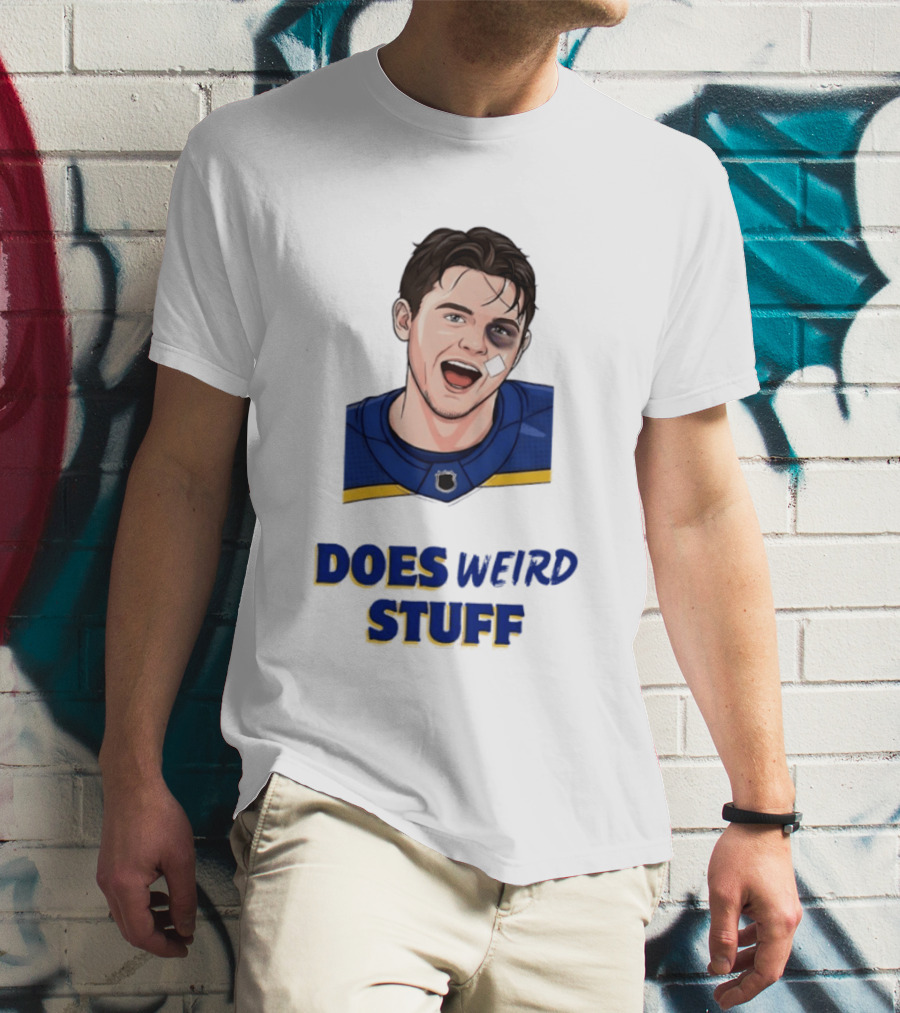 Jordan Binnington St. Louis Blues Does Weird Stuff T-Shirt