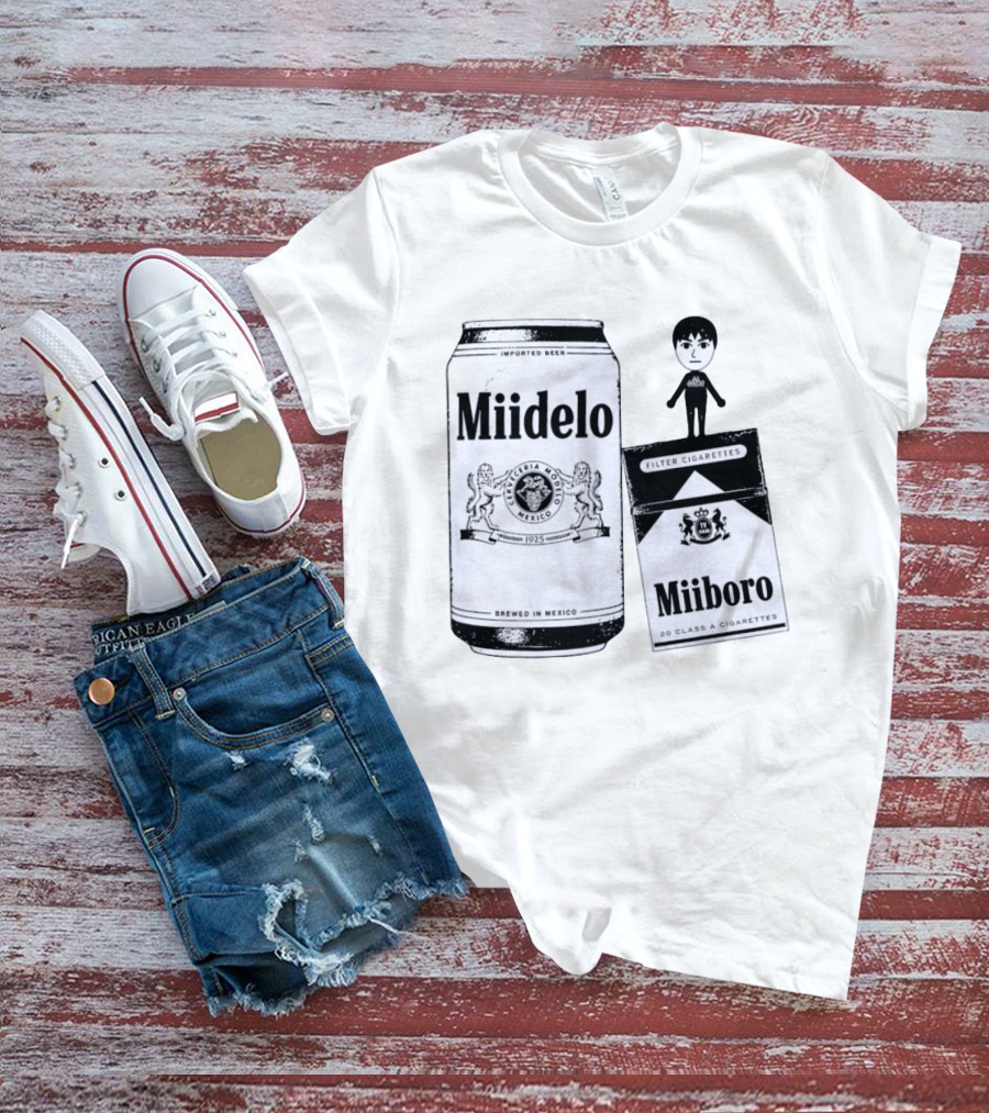 Miidelo Miiboro Tomodachi Life Mii Modelo Marlboro T-Shirt