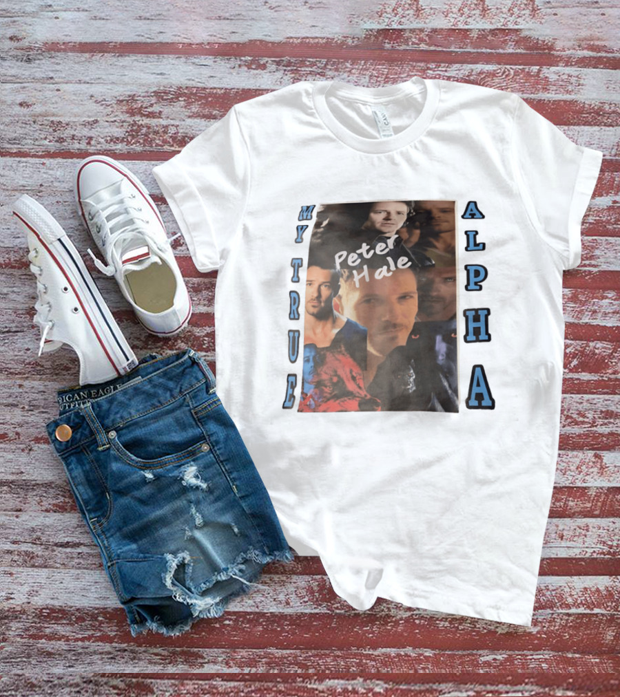Peter Hale My True Alpha Collage With Photo Montage T-Shirt