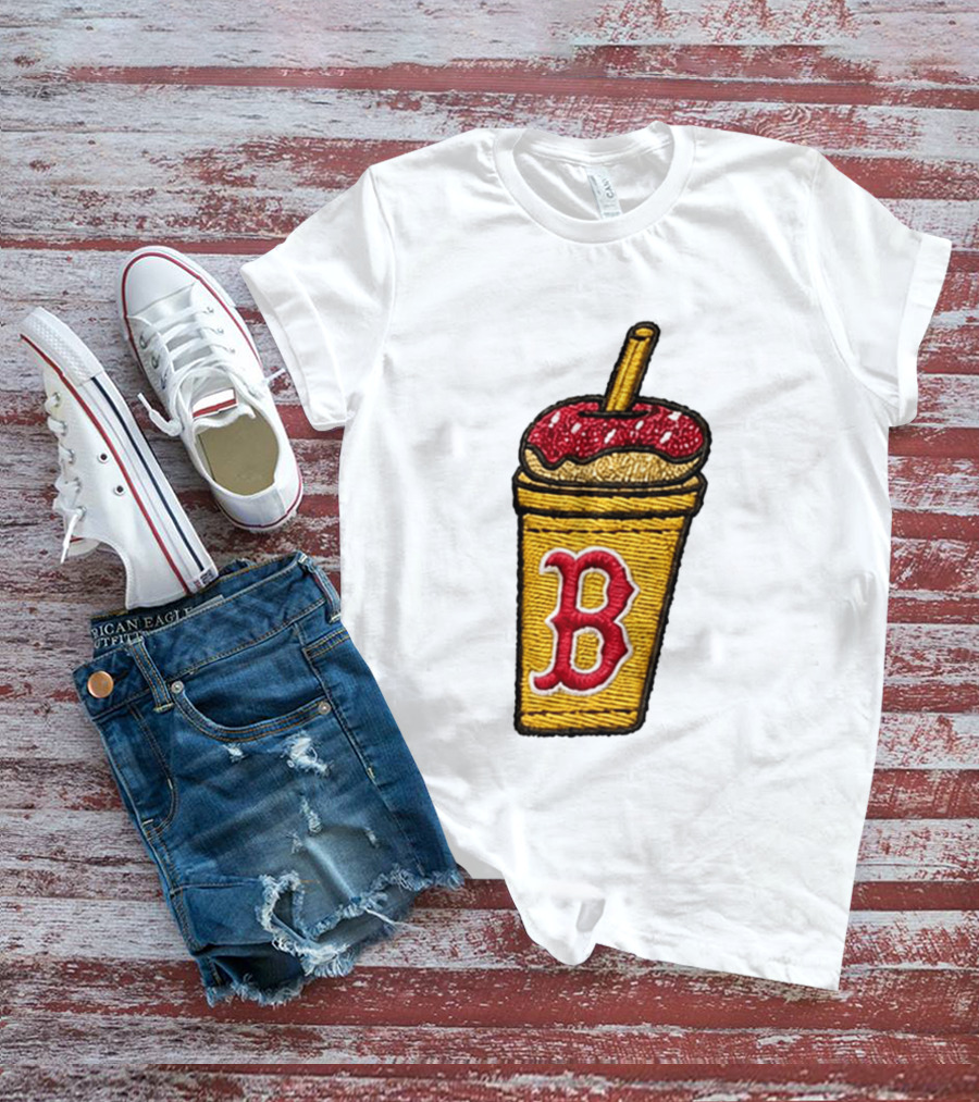 Red Sox Dunkin' Iced Coffee B Cap 2026 T-Shirt
