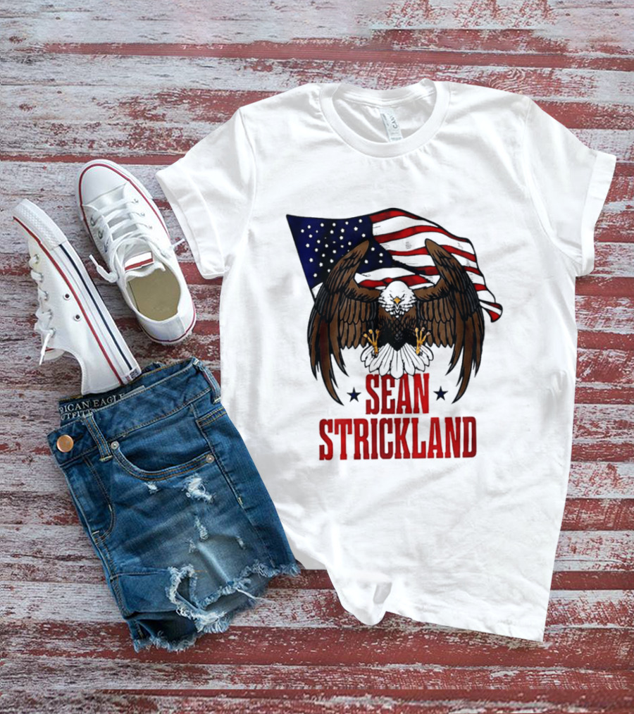 American Flag Eagle Sean Strickland UFC The Great American Hope T-Shirt