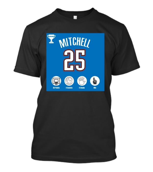 Mitchell 25 MVP Contenders 28 Points 4 Assists 4 Steals Win T-Shirt