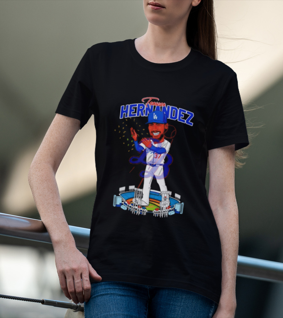 Teoscar Hernández Los Angeles Dodgers 37 MLB 2026 T-Shirt
