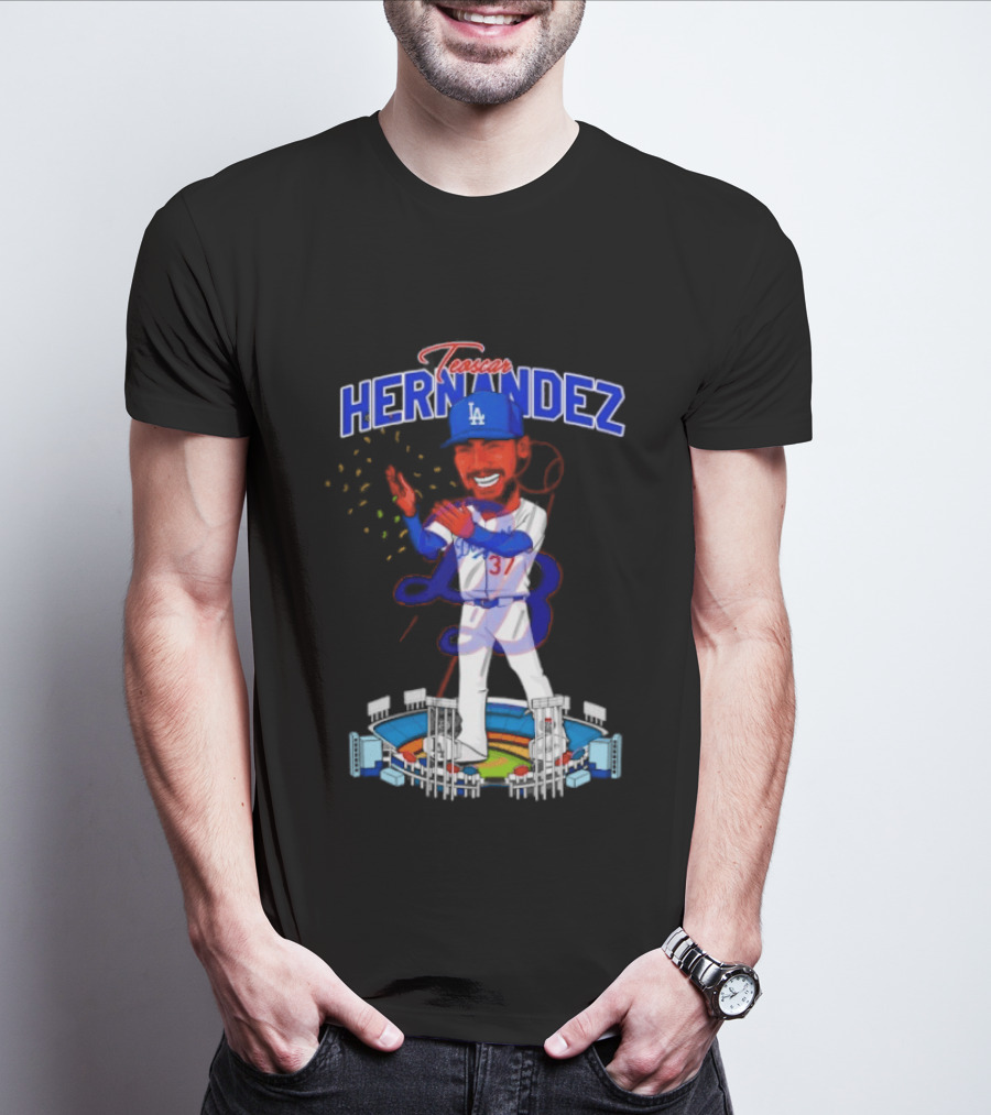 Teoscar Hernández Los Angeles Dodgers 37 MLB 2026 T-Shirt