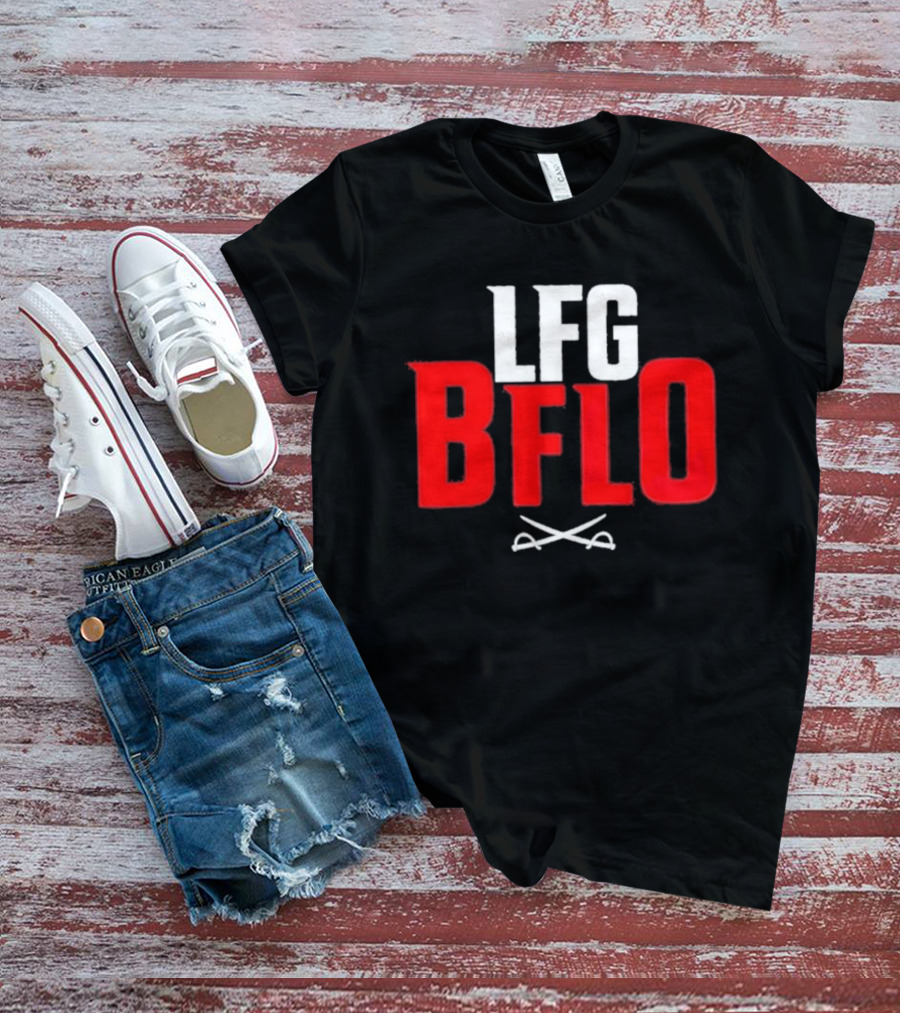 LFG BFLO Crossed Swords Hockey T-Shirt
