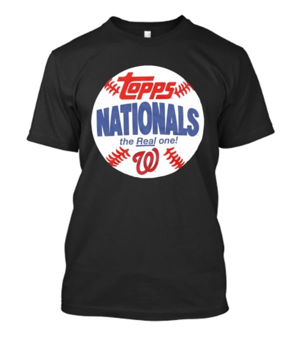 Topps Nationals The Real One MLB W Baseball T-Shirt