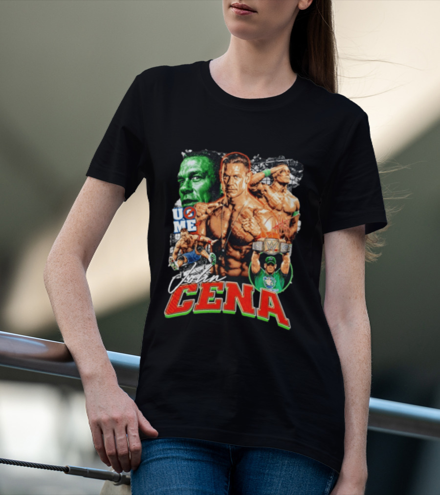 John Cena U Can't See Me U Me Champions WWE T-Shirt