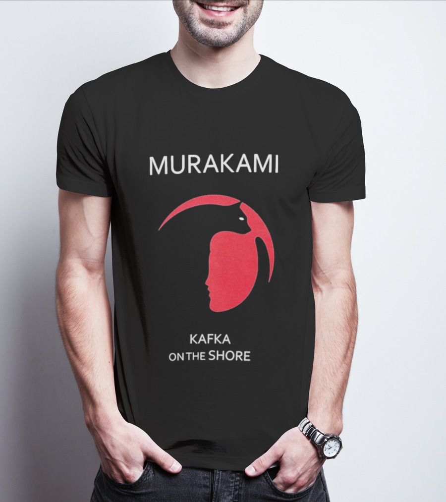 Murakami Kafka On The Shore Red Face T-Shirt