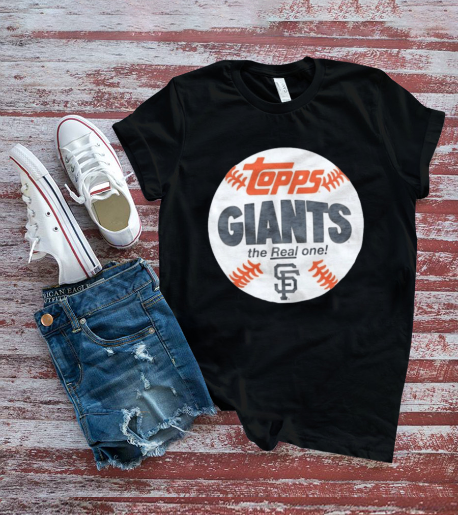 Topps Giants The Real One SF Baseball Collaboration T-Shirt
