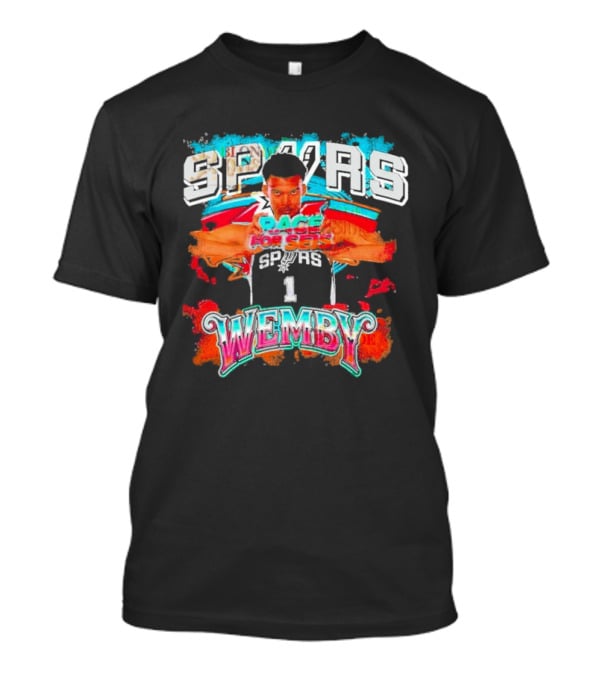Spurs Race For Seis Spurs Wemby Victor Wembanyama T-Shirt