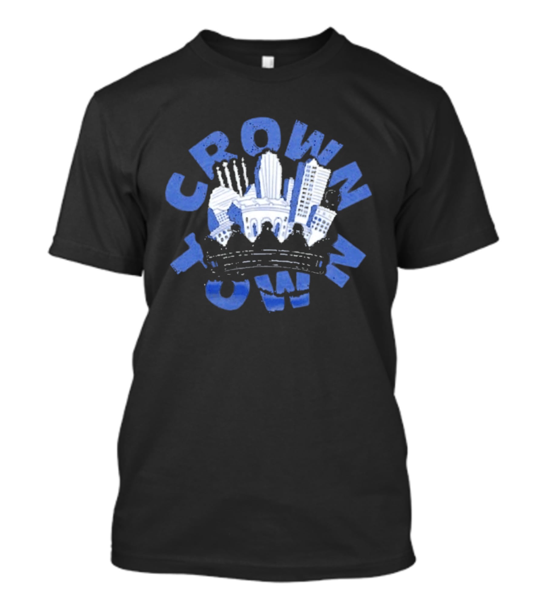 Crown Town Cityscape Skyline Buildings T-Shirt