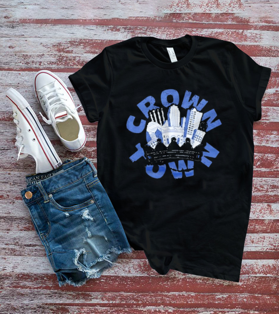Crown Town Cityscape Skyline Buildings T-Shirt