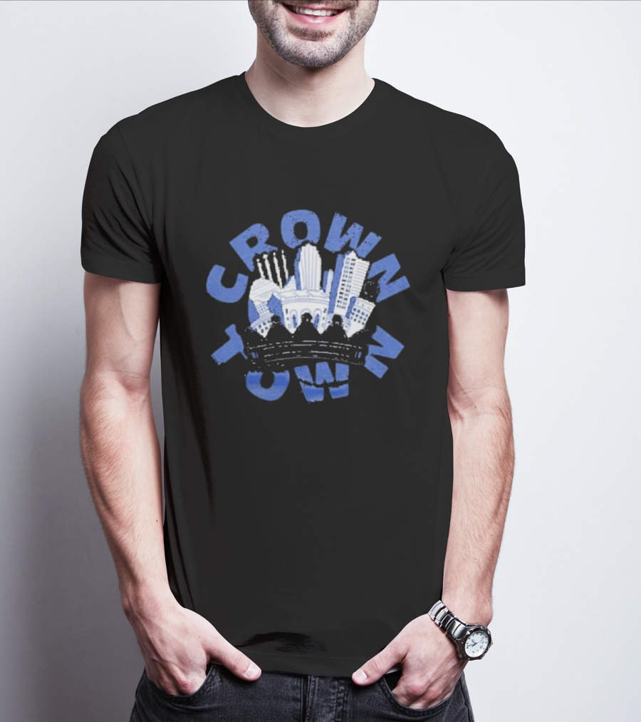 Crown Town Cityscape Skyline Buildings T-Shirt