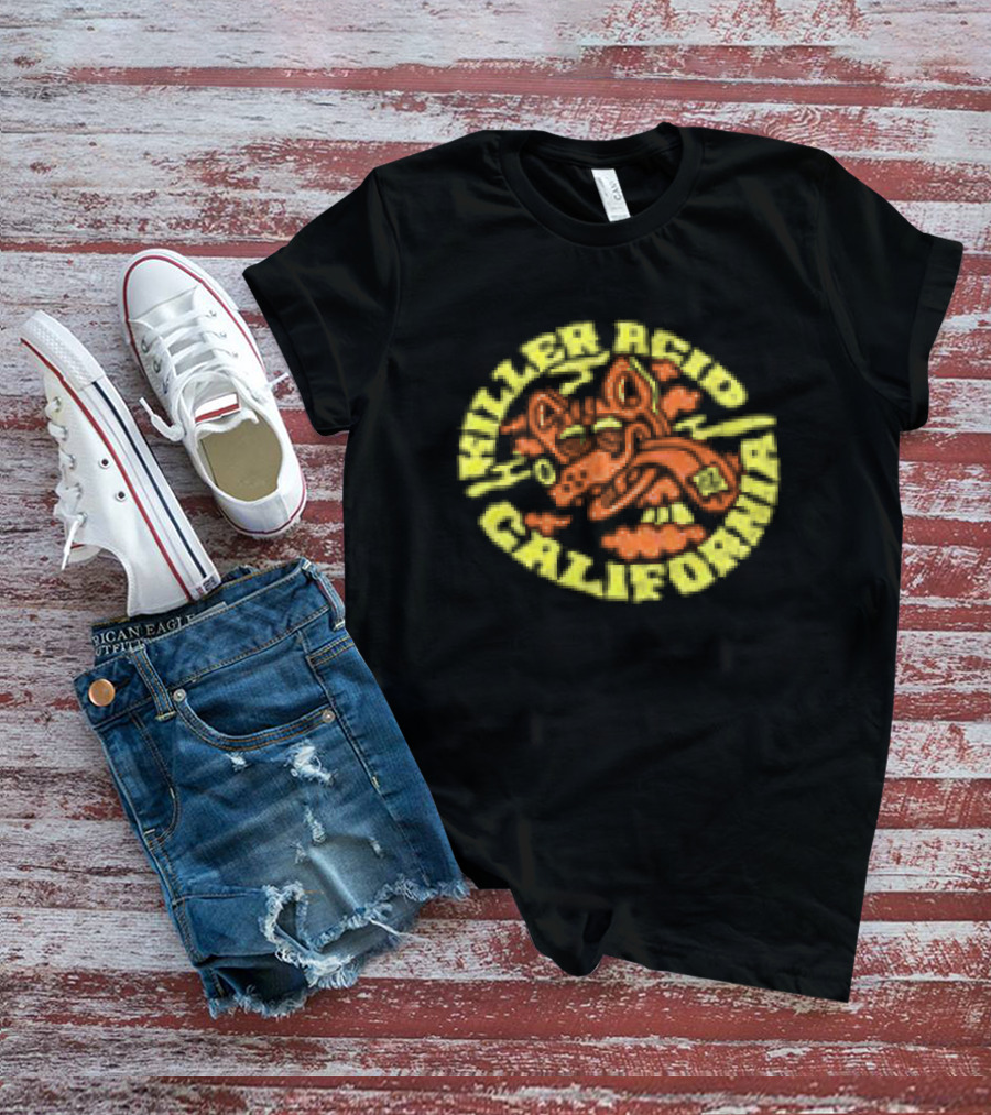 Killer Acid California Dog Daze Trippy Psychedelic T-Shirt