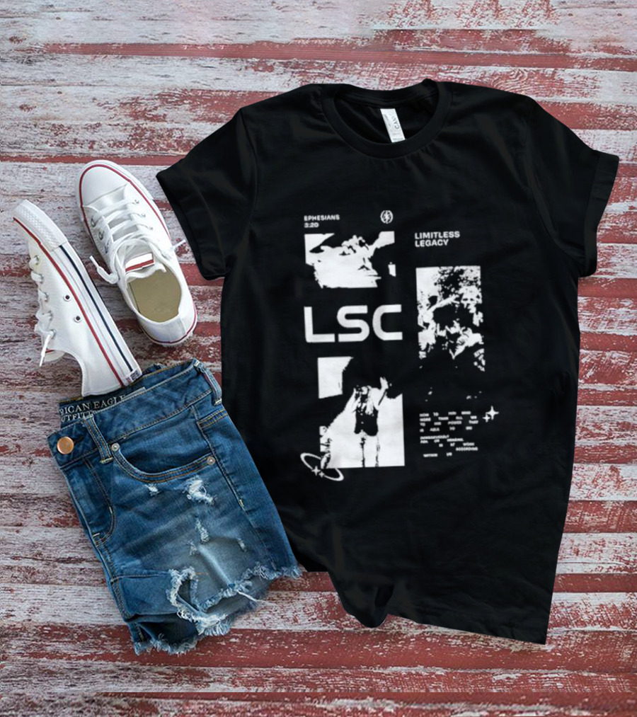 Legacy Church LSC Limitless Legacy Map Motif T-Shirt