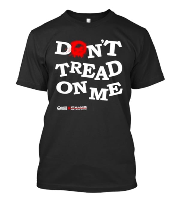 Quiet Racing Club Don't Tread On Me Skull T-Shirt
