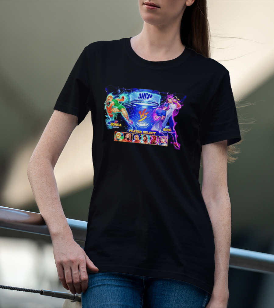 MVP Intuit Dome Ronda Judo Vs Gina Muay Thai Player Select T-Shirt