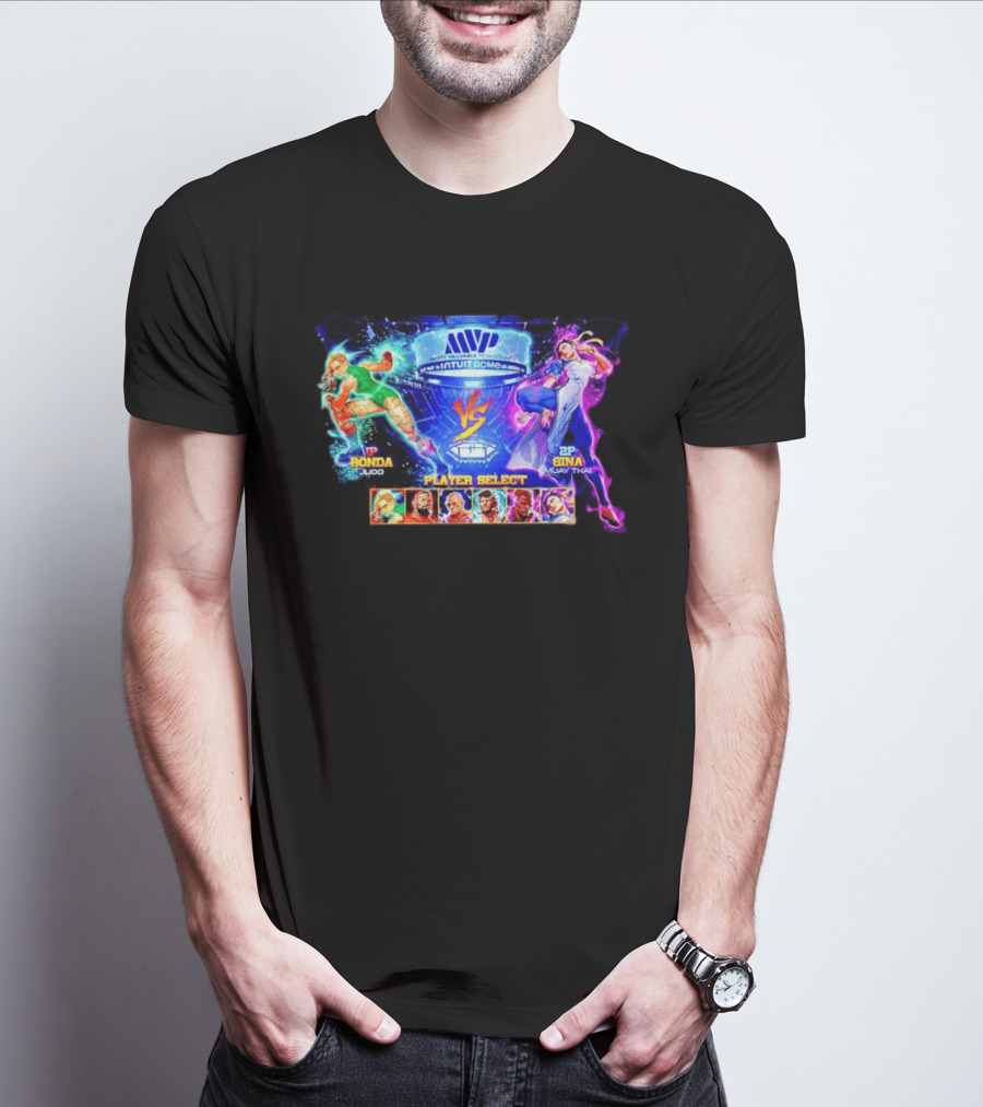 MVP Intuit Dome Ronda Judo Vs Gina Muay Thai Player Select T-Shirt
