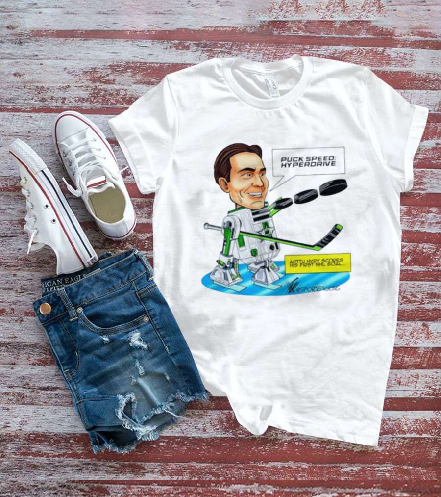 Arttu Hyry Puck Speed R2 D2 Dallas Stars First NHL Goal T-Shirt