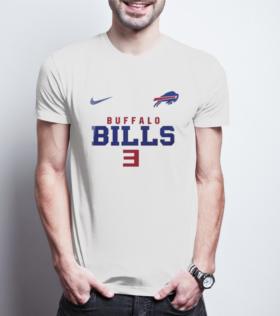 Buffalo Bills Nike Number 3 T-Shirt