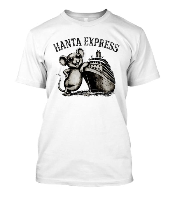 Hanta Express Cool Mouse Sunglasses Ship Adventure T-Shirt