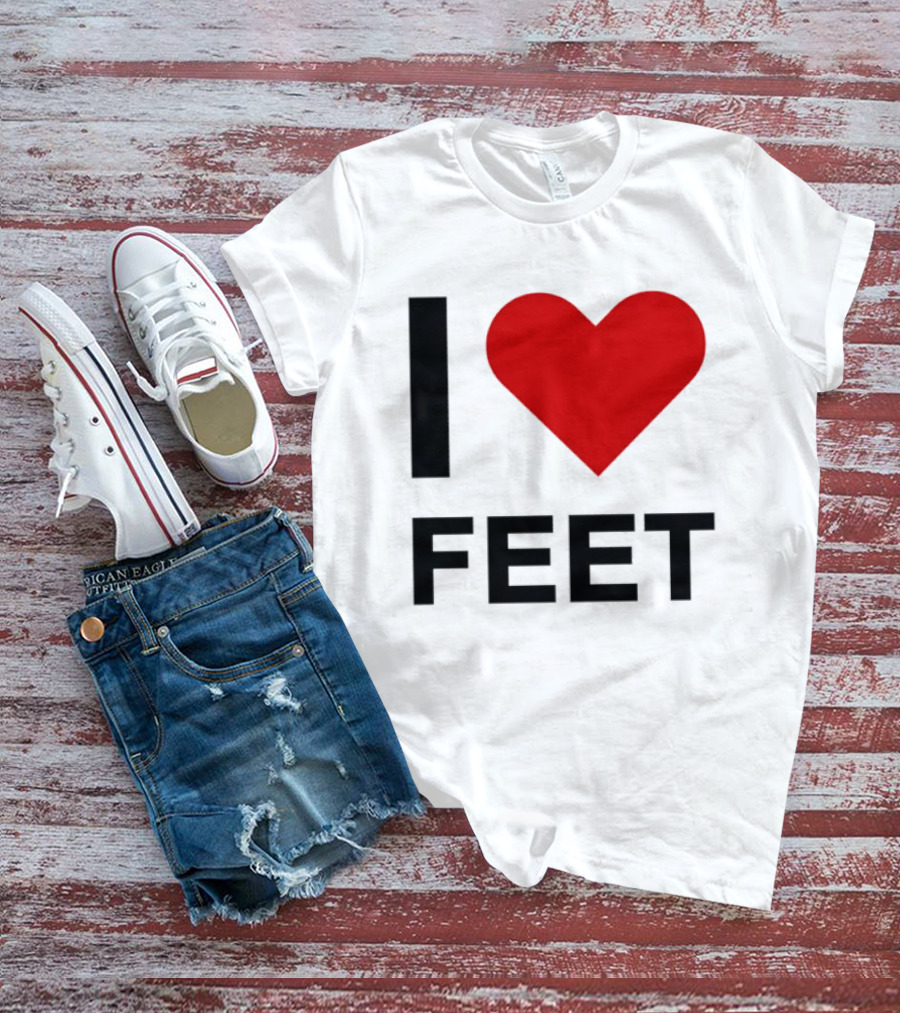 I Heart Feet T-Shirt