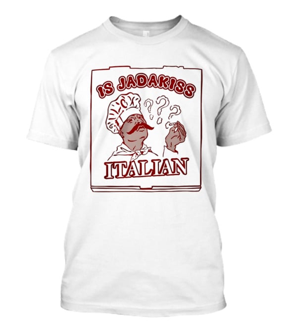 Is Jadakiss Italian Chef Moustache Question Marks T-Shirt