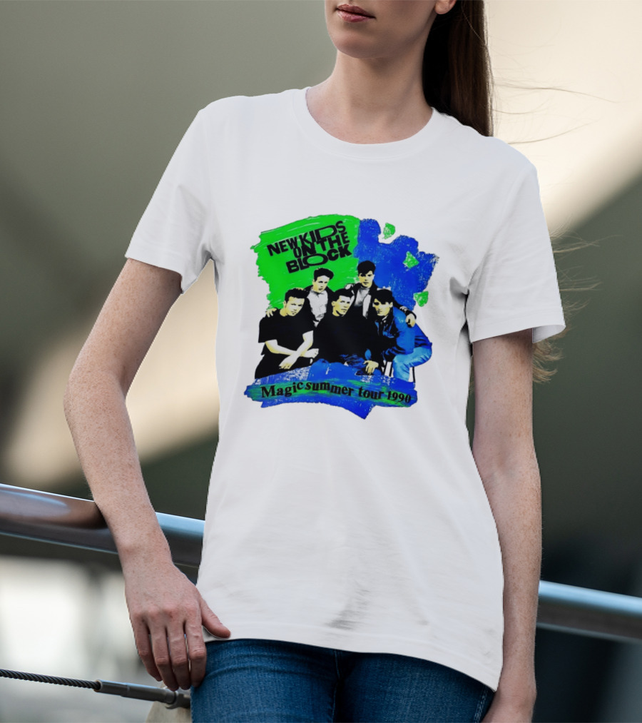 New Kids On The Block Magic Summer Tour 1990 Vintage Concert T-Shirt