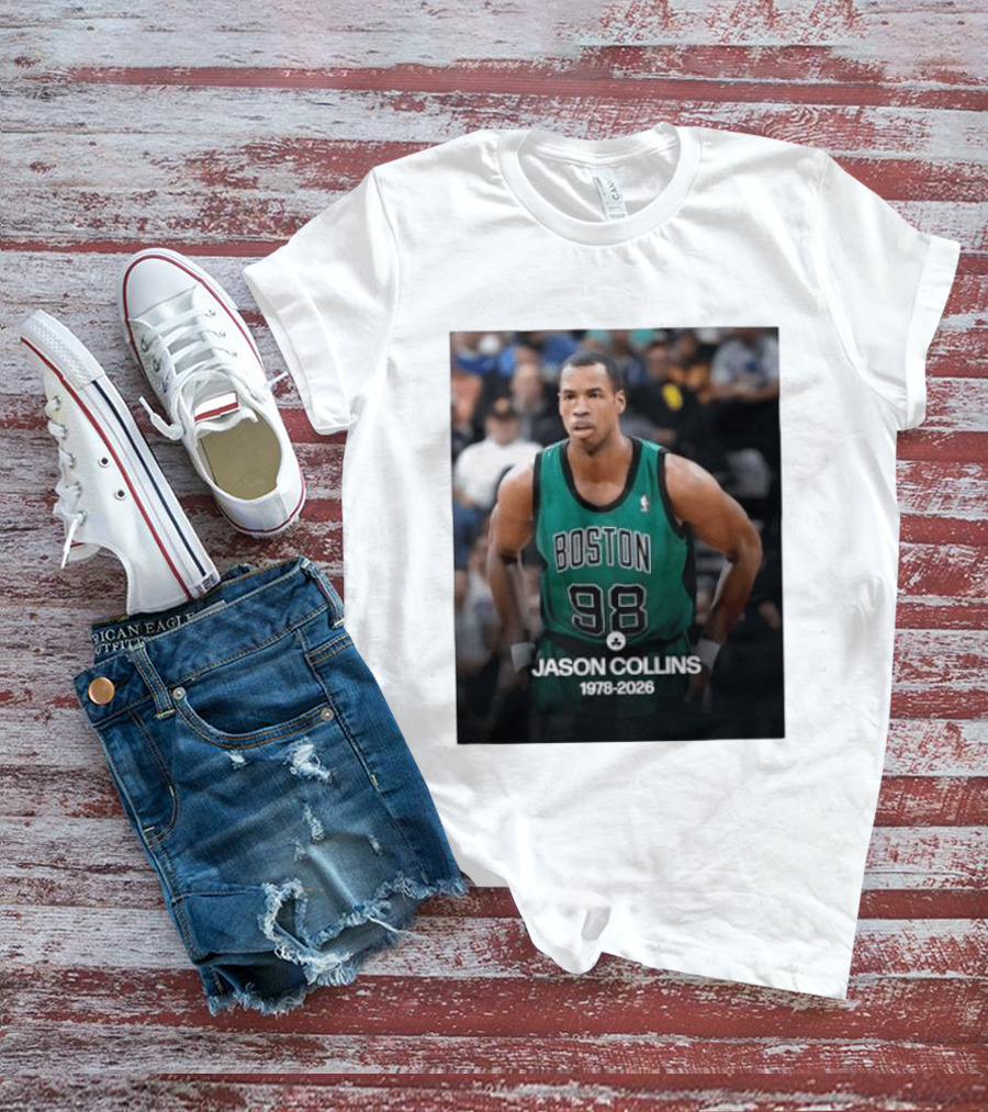 Boston Jason Collins 1978 2026 98 Rest In Peace T-Shirt