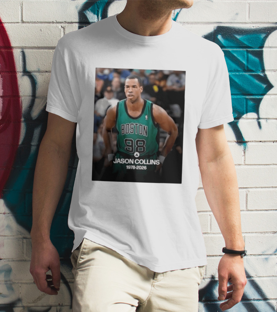 Boston Jason Collins 1978 2026 98 Rest In Peace T-Shirt