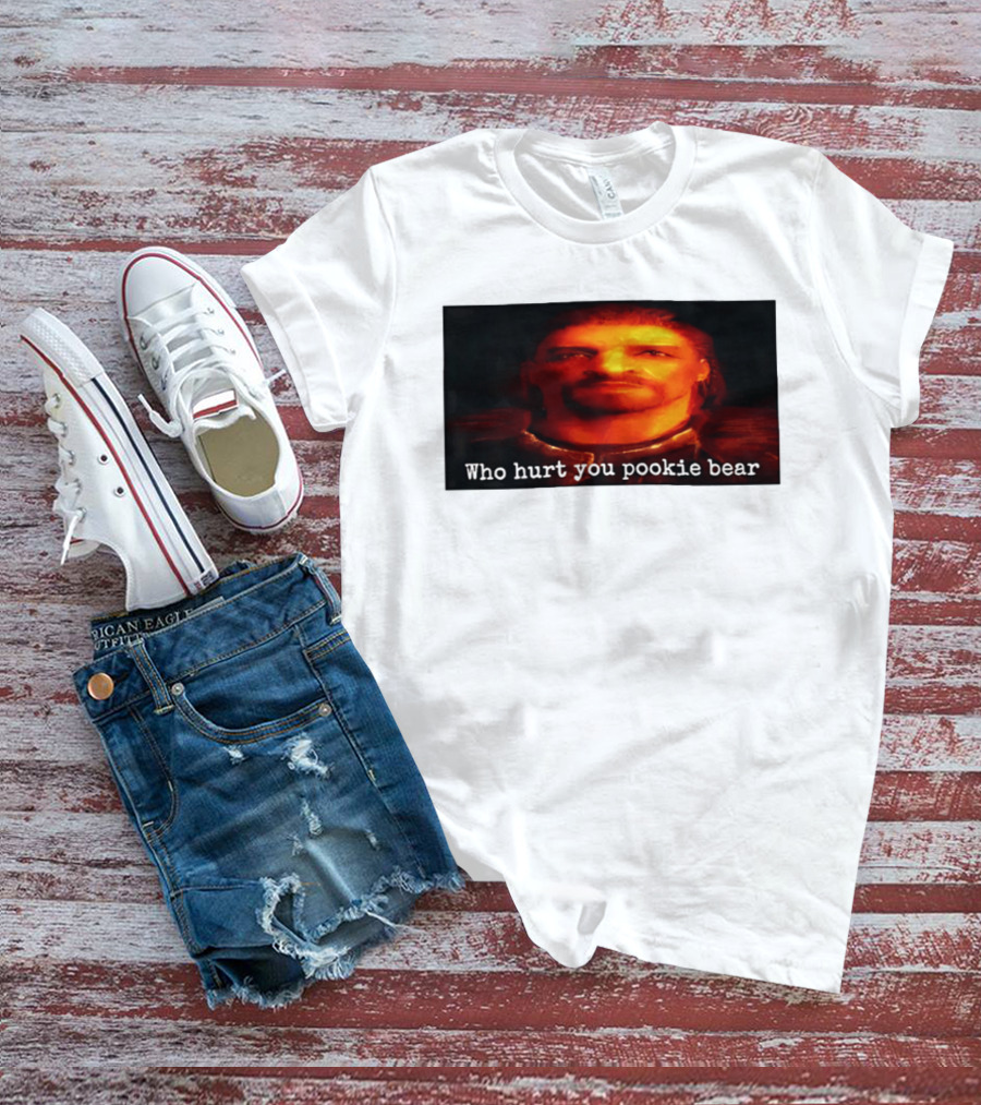 Who Hurt You Pookie Bear Video Game T-Shirt