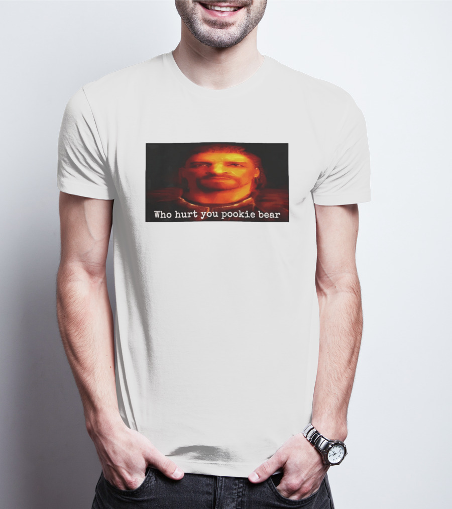 Who Hurt You Pookie Bear Video Game T-Shirt