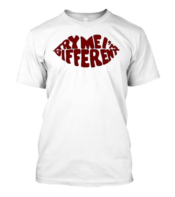 Try Me I'm Different Bold Red Lips T-Shirt